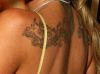jenna jameson left shoulder blade tattoo